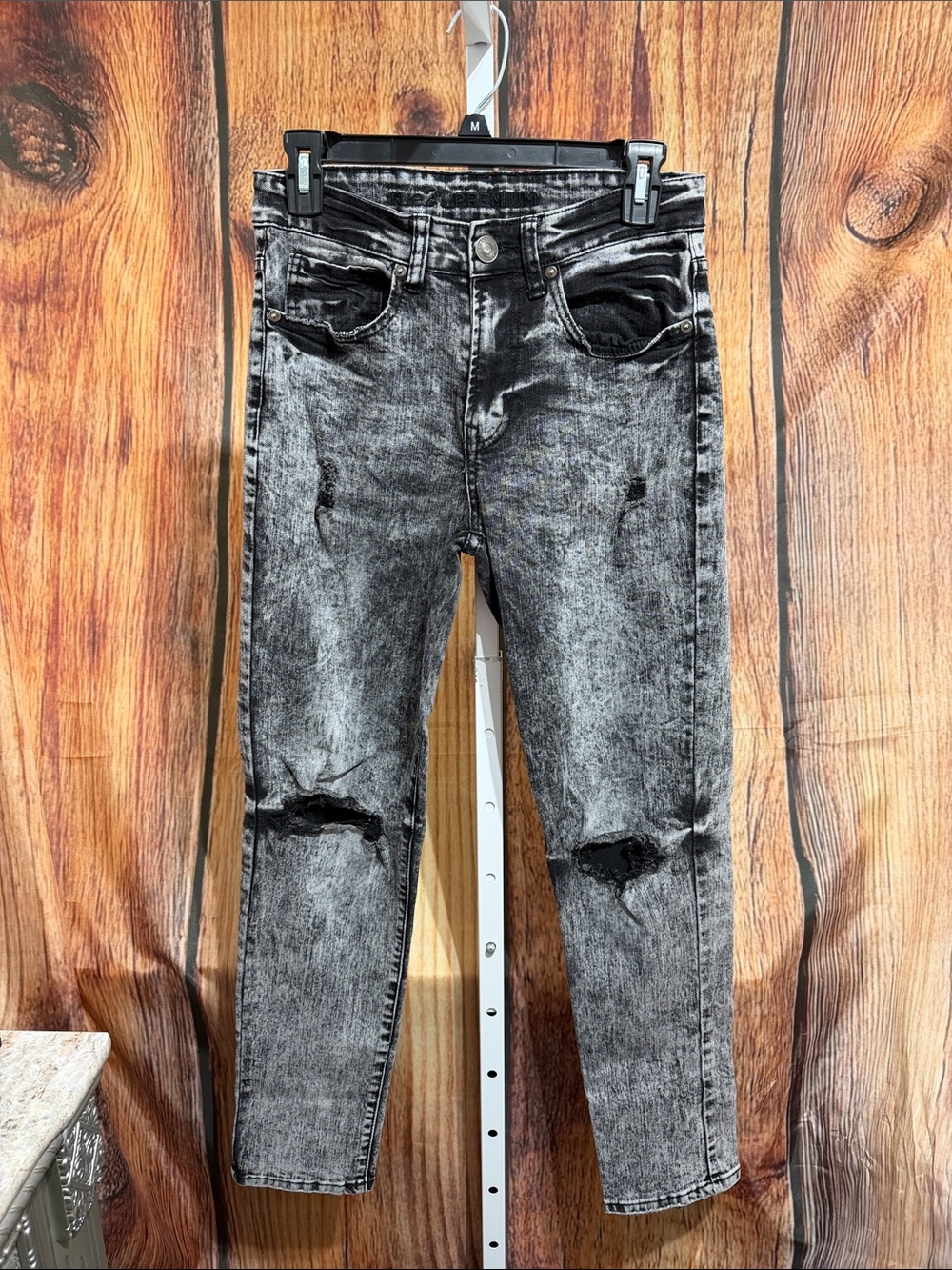 Rue 21 Men’s /Young Men’s Distressed Slim Taper Supreme Flex Jeans Size 28/30